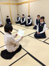 茶道部_茶道部_田邊　幸子_ひな祭り茶会 (2)